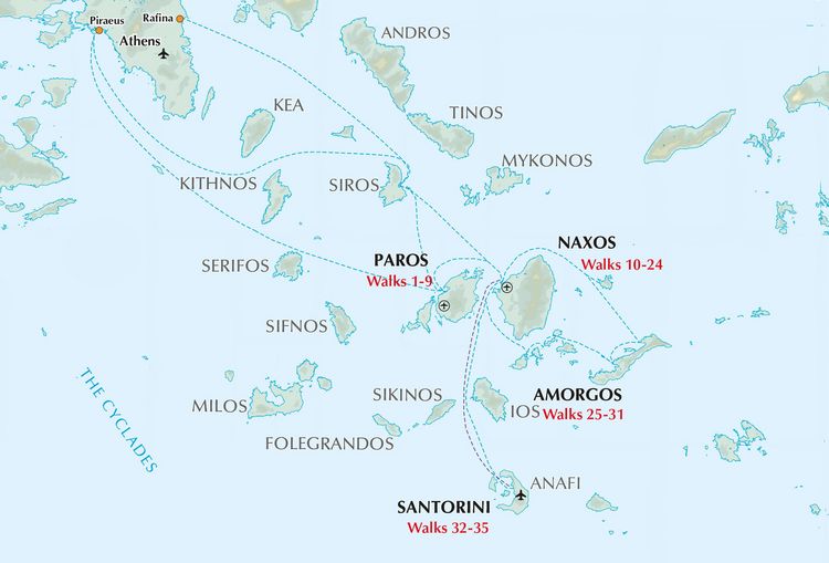 Produktbild: Walking on the Greek Islands - the Cyclades