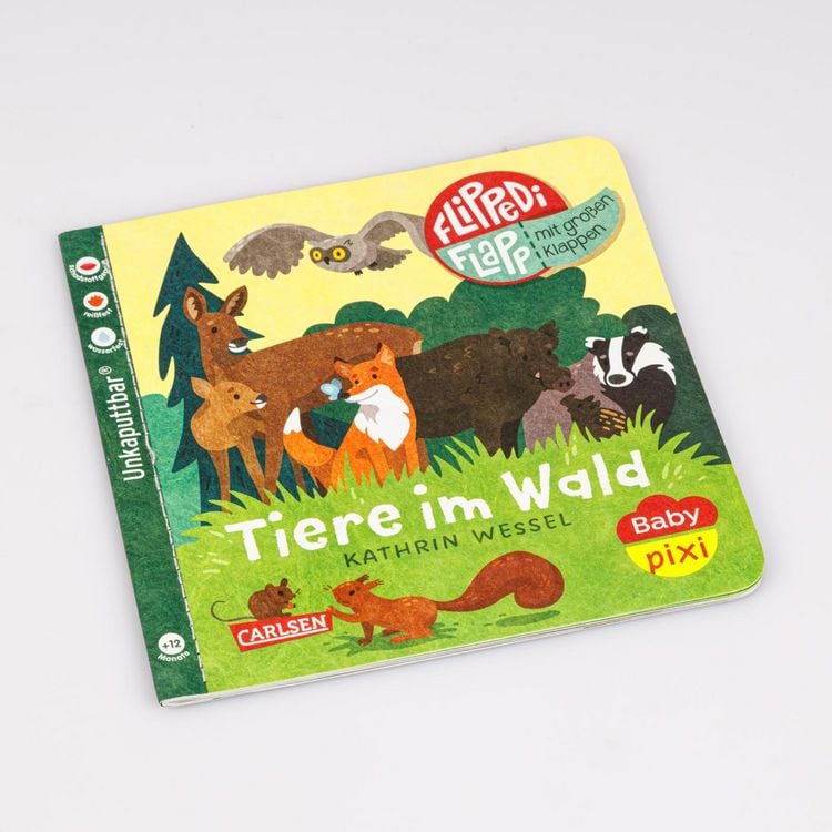 Produktbild: Baby Pixi (unkaputtbar) 178: Flippediflapp: Tiere im Wald
