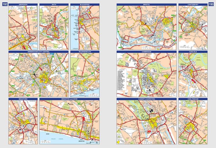 Produktbild: A-Z Maps: Great Britain A-Z Super Scale Road Atlas 2023 (A3