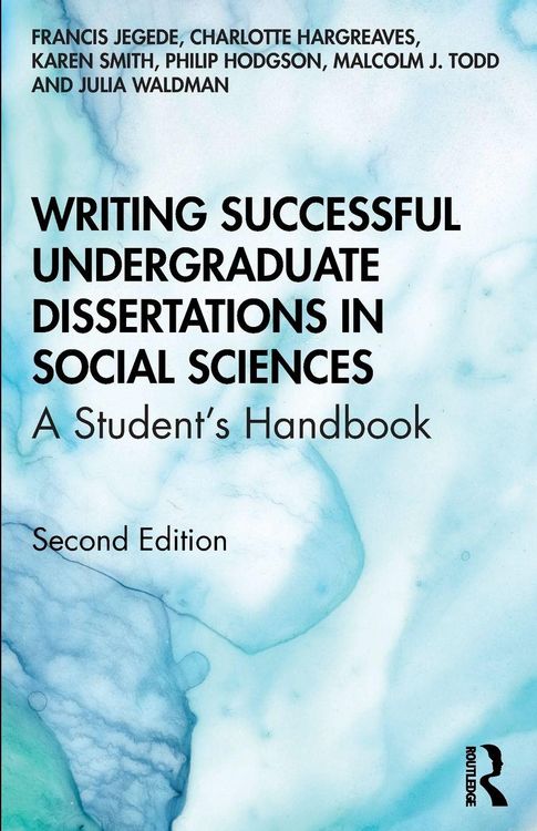 Produktbild: Writing Successful Undergraduate Dissertations in Social Sciences
