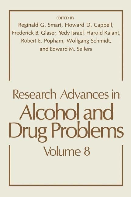 Produktbild: Research Advances in Alcohol and Drug Problems