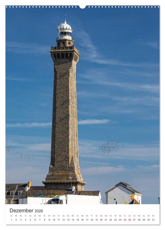 Produktbild: Leuchtturm-Legenden im Westen der Bretagne (hochwertiger Premium Wandkalender 2026 DIN A2 hoch), Kunstdruck in Hochglanz