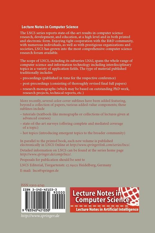 Produktbild: Information Assurance in Computer Networks: Methods, Models and Architectures for Network Security