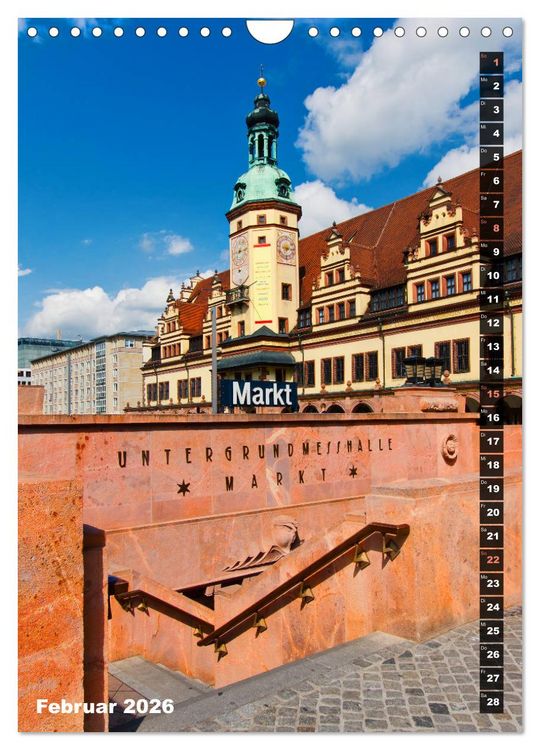 Produktbild: Mein Leipzig (Wandkalender 2026 DIN A4 hoch), CALVENDO Monatskalender
