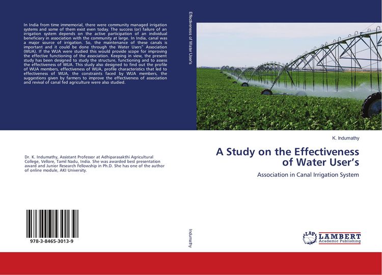 Produktbild: A Study on the Effectiveness of Water User's
