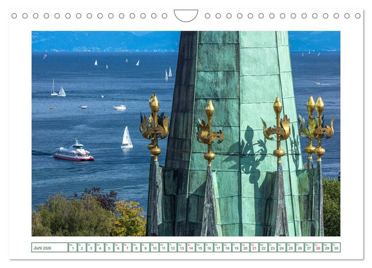 Produktbild: Konstanz - die gr&ouml;&szlig;te Stadt am Bodensee (Wandkalender 2026 DIN A4 quer), CALVENDO Monatskalender