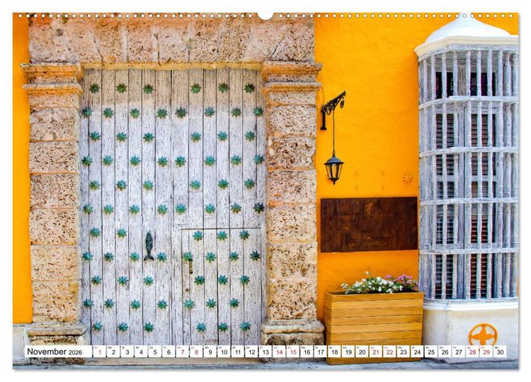 Produktbild: Cartagena - Stadt an der Karibikk&uuml;ste Kolumbiens (Wandkalender 2026 DIN A2 quer), CALVENDO Monatskalender