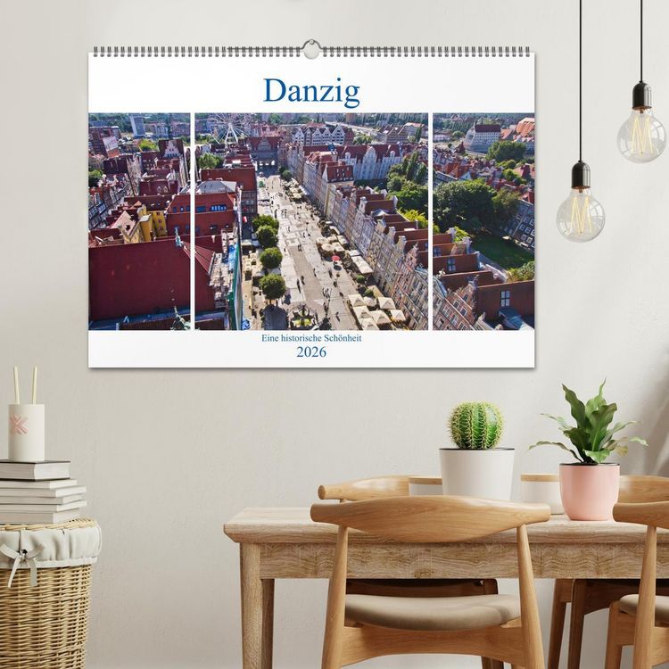 Produktbild: Danzig - Eine historische Sch&ouml;nheit (Wandkalender 2026 DIN A2 quer), CALVENDO Monatskalender