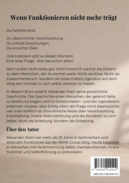 Produktbild: Wenn Funktionieren nicht mehr tr&auml;gt