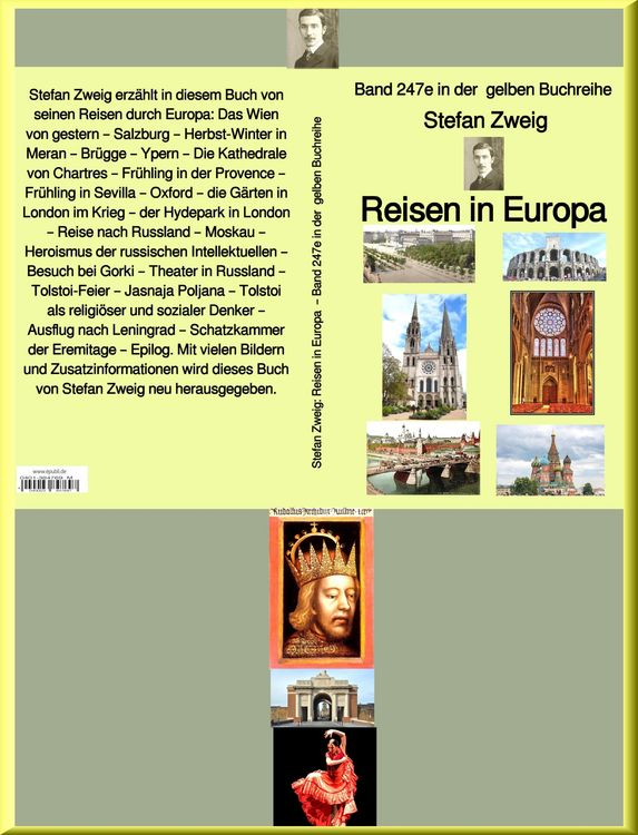 Produktbild: Reisen in Europa - Band 247 in der gelben Buchreihe - bei J&uuml;rgen Ruszkowski