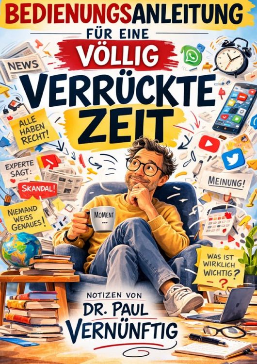 Produktbild: Notizen von Dr. Paul Vern&uuml;nftig / Bedienungsanleitung f&uuml;r eine v&ouml;llig verr&uuml;ckte Zeit
