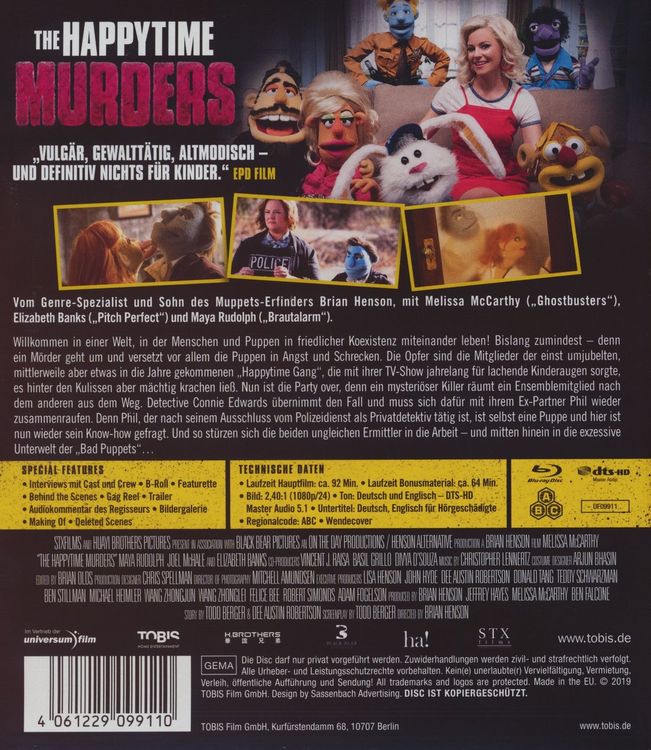 Produktbild: The Happytime Murders