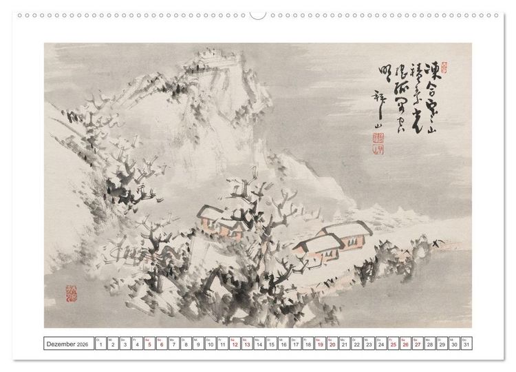 Produktbild: Yoshitsugu Haizan (Wandkalender 2026 DIN A2 quer), CALVENDO Monatskalender
