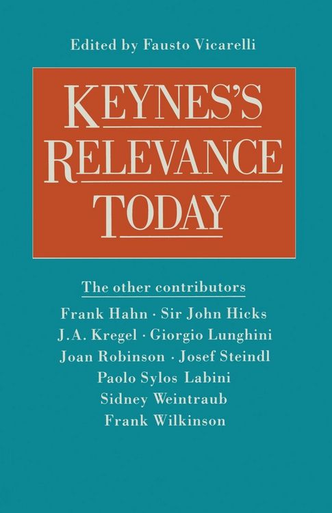 Produktbild: Keynes's Relevance Today
