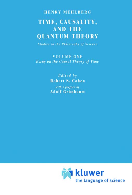 Produktbild: Time, Causality, and the Quantum Theory