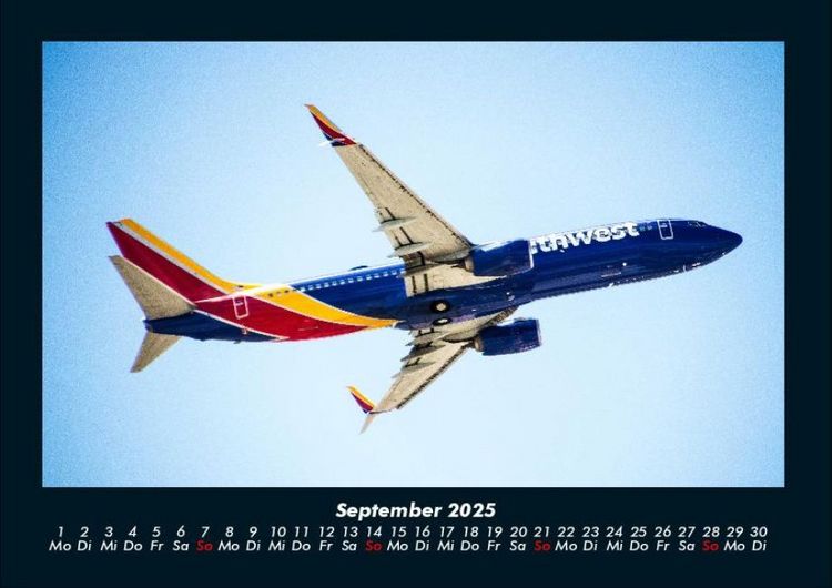 Produktbild: Flugzeuge 2025 Fotokalender DIN A4