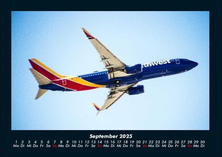 Produktbild: Flugzeuge 2025 Fotokalender DIN A4