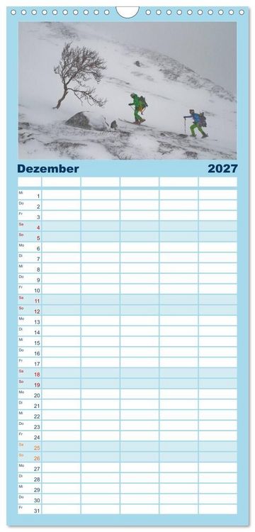 Produktbild: Familienplaner 2027 - Faskination mit 5 Spalten (Wandkalender, 21 x 45 cm) CALVENDO