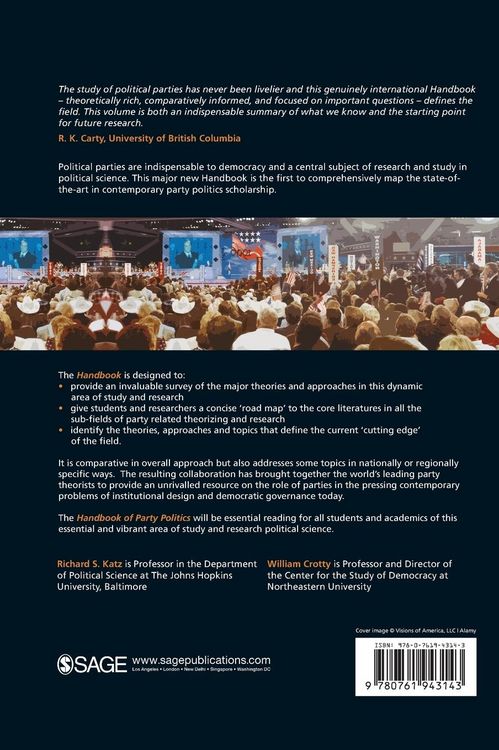 Produktbild: Handbook of Party Politics
