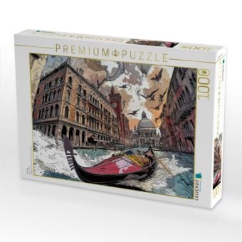 Produktbild: CALVENDO Puzzle Venedig | 1000 Teile Lege-Gr&ouml;&szlig;e 64x48cm Foto-Puzzle f&uuml;r gl&uuml;ckliche Stunden