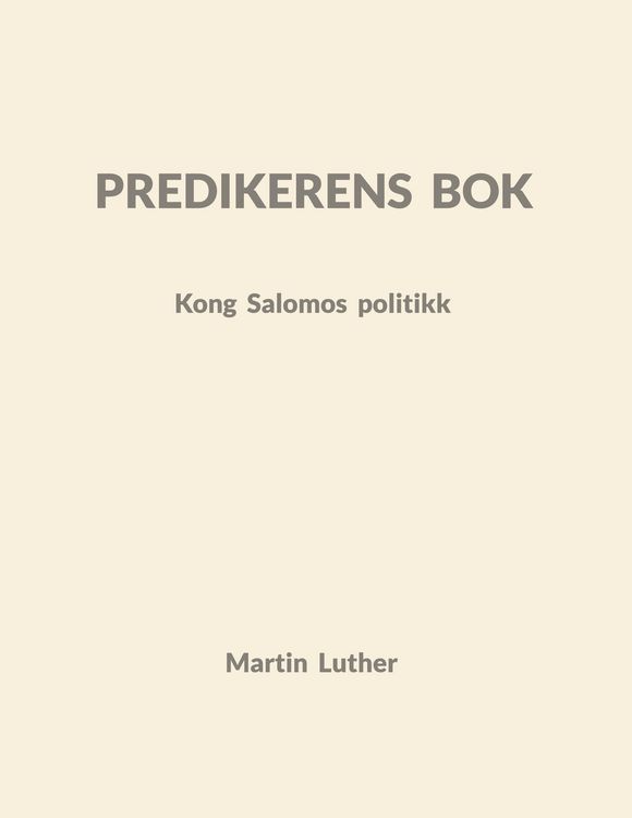 Produktbild: Predikerens bok