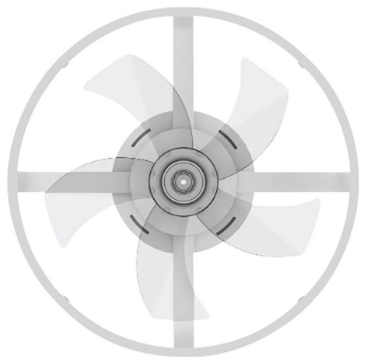 Produktbild: Westinghouse Deckenventilator 20W (&Oslash; x H) 500mm x 165mm Wei&szlig; Timer, mit Fernbedienung, mit Beleuchtung, Wendbare Fl&uuml;gel, mi