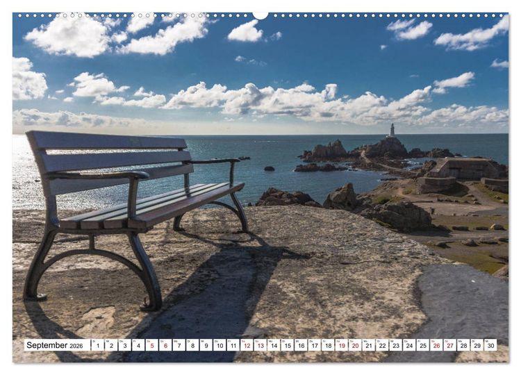 Produktbild: Jersey - Die Insel im &Auml;rmelkanal (hochwertiger Premium Wandkalender 2026 DIN A2 quer), Kunstdruck in Hochglanz