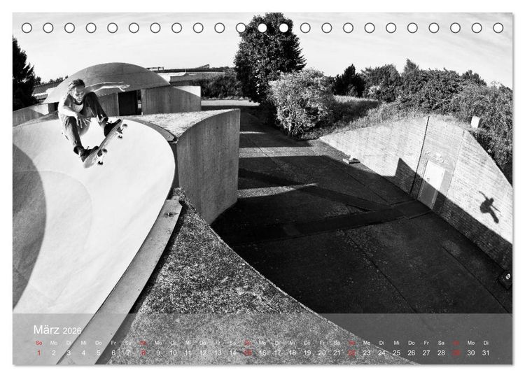 Produktbild: THIS IS SKATEBOARDING 2026 (Tischkalender 2026 DIN A5 quer), CALVENDO Monatskalender