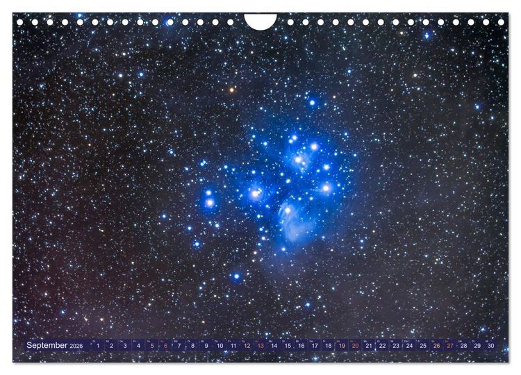 Produktbild: Galaxien, Sterne und Nebel: Leuchten aus dem All (Wandkalender 2026 DIN A4 quer), CALVENDO Monatskalender