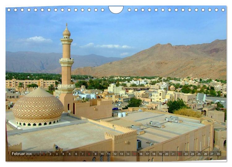 Produktbild: Oman - Eine Bilder-Reise (Wandkalender 2026 DIN A4 quer), CALVENDO Monatskalender