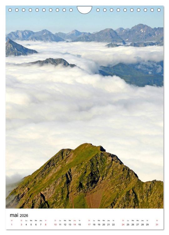 Produktbild: PIC DU MIDI Pyr&eacute;n&eacute;es (Calendrier mural 2026 DIN A4 horizontal), CALVENDO calendrier mensuel