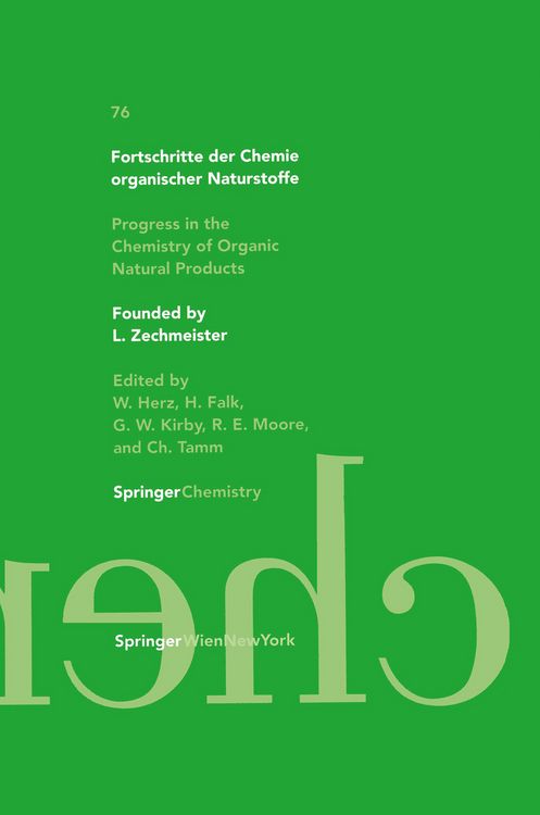 Produktbild: Fortschritte der Chemie organischer Naturstoffe / Progress in the Chemistry of Organic Natural Products