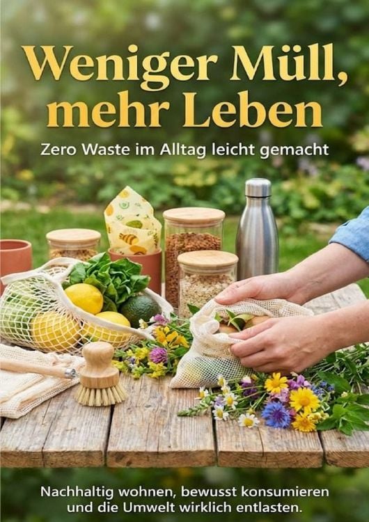 Produktbild: Weniger M&uuml;ll, mehr Leben: Zero Waste im Alltag leicht gemacht