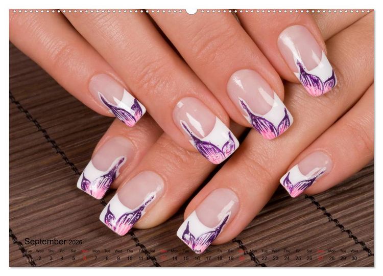 Produktbild: Transient Art &ndash; Nail Art Episode 1 (High Quality Premium Wall Calendar 2026 DIN A2 landscape),CALVENDO 12 Month Wall Calendar