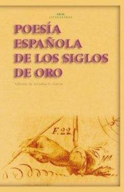 Produktbild: Poes&iacute;a espa&ntilde;ola de los siglos de oro