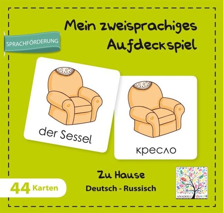 Bild vom Artikel Mein zweisprachiges Aufdeckspiel, Zu Hause Deutsch-Russisch (Kinderspiel) vom Autor Sernur Isik