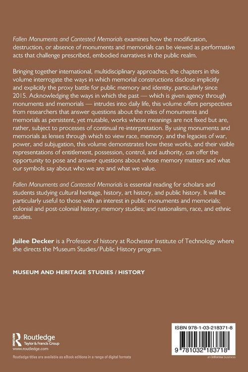 Produktbild: Fallen Monuments and Contested Memorials