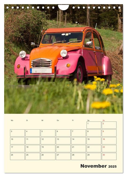 Produktbild: Citro&euml;n 2CV - Lebensart Ente (Wandkalender 2025 DIN A4 hoch), CALVENDO Monatskalender