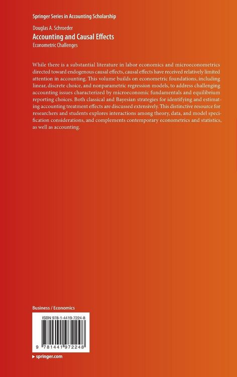 Produktbild: Accounting and Causal Effects