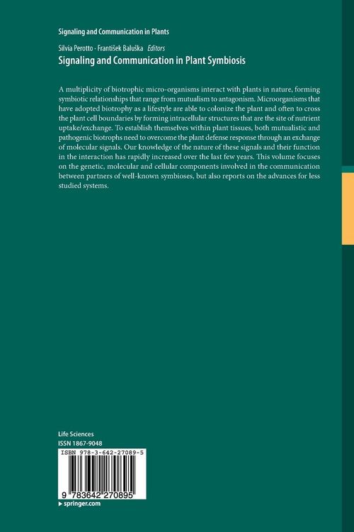 Produktbild: Signaling and Communication in Plant Symbiosis