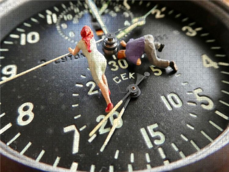 Produktbild: CALVENDO Puzzle Time Adjustment | 1000 Teile Lege-Gr&ouml;&szlig;e 64x48cm Foto-Puzzle f&uuml;r gl&uuml;ckliche Stunden