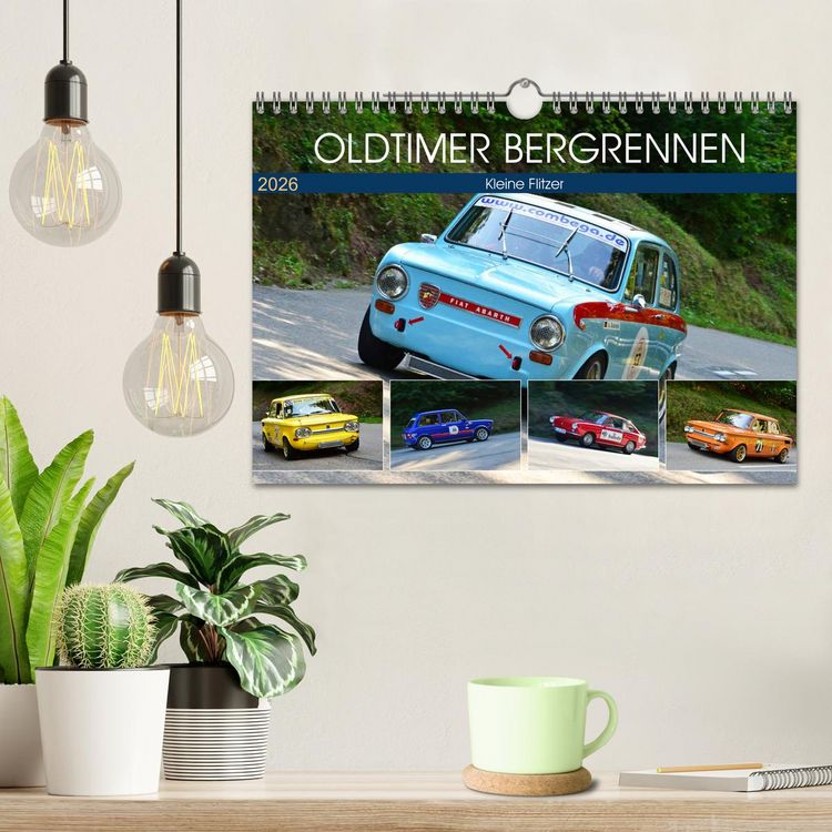 Produktbild: OLDTIMER BERGRENNEN - Kleine Flitzer (Wandkalender 2026 DIN A4 quer), CALVENDO Monatskalender