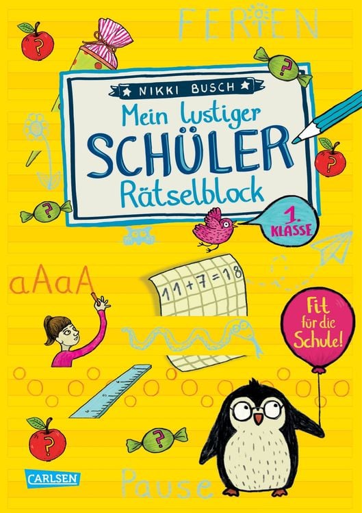 Produktbild: R&auml;tselspa&szlig; Grundschule: Mein lustiger Sch&uuml;ler-R&auml;tselblock