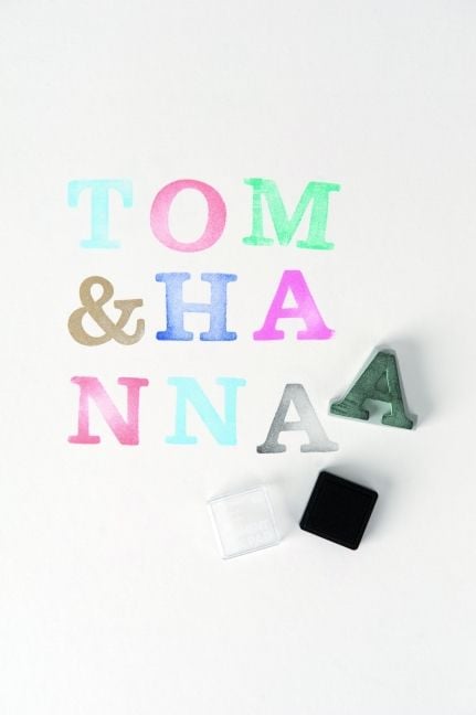 Produktbild: Stempelset Moosgummi Buchstaben und Zahlen Schriftart "Clarendom"