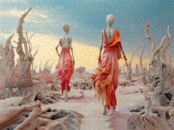 Produktbild: CALVENDO Puzzle Surrealismus trifft auf die W&uuml;ste | 2000 Teile Lege-Gr&ouml;&szlig;e 90x67cm Foto-Puzzle f&uuml;r gl&uuml;ckliche Stunden