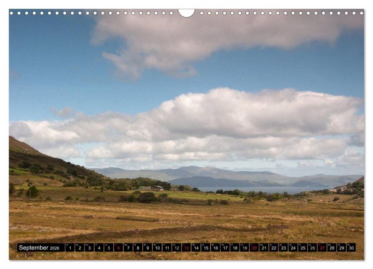 Produktbild: Quer durch Irland - Landschaften pur (Wandkalender 2026 DIN A3 quer), CALVENDO Monatskalender