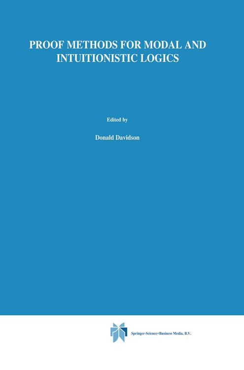 Produktbild: Proof Methods for Modal and Intuitionistic Logics