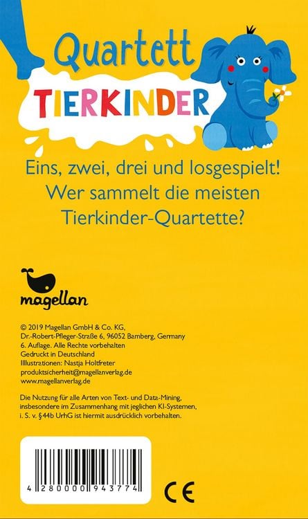 Produktbild: Quartett - Tierkinder