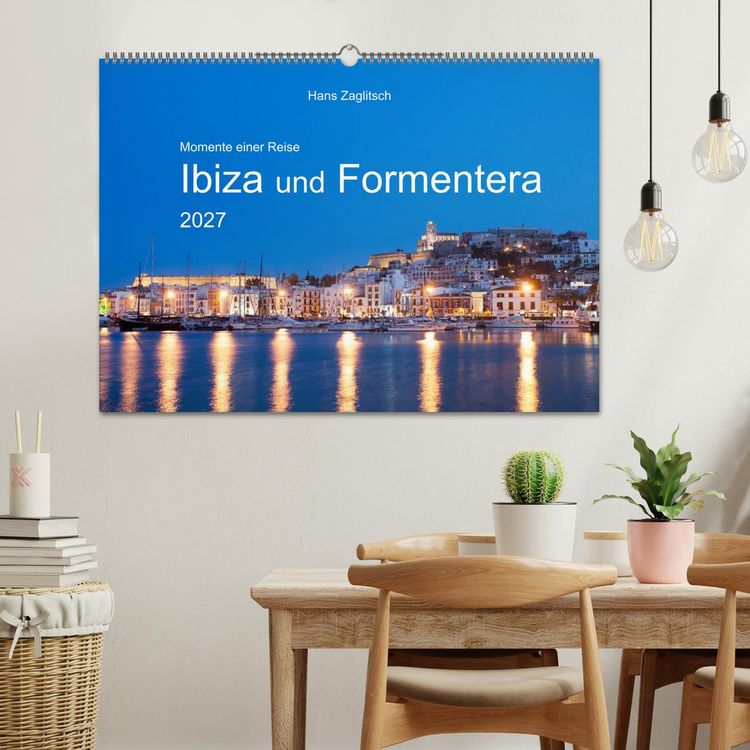 Produktbild: Momente einer Reise - Ibiza und Formentera (Wandkalender 2027 DIN A2 quer), CALVENDO Monatskalender