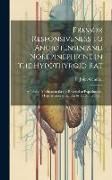 Produktbild: Pressor Responsiveness to Angiotensin and Norepinephrine in the Hypothyroid Rat; a Possible Mechanism for the Reversal of Experimental Hypertension in